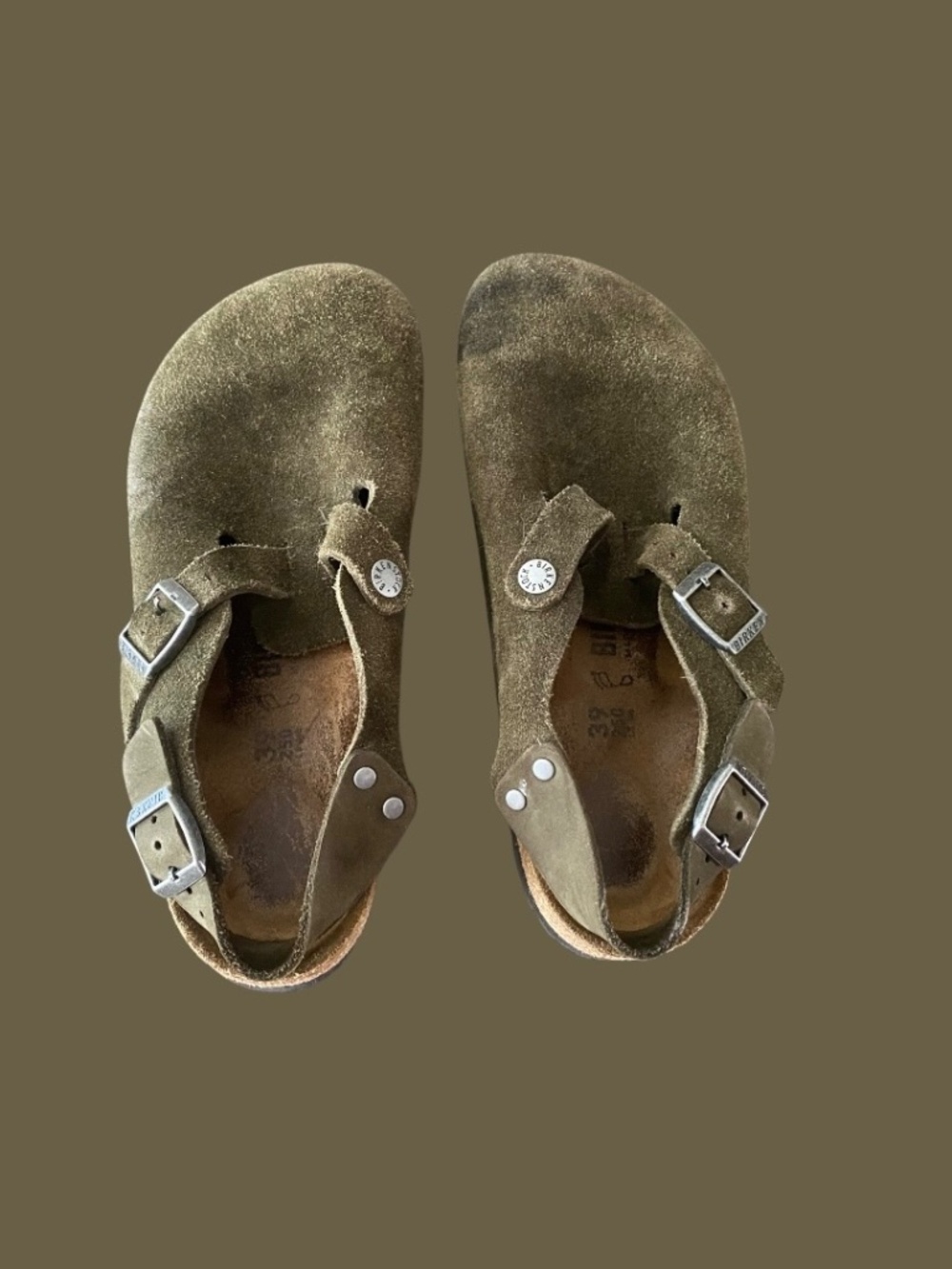 BIRKENSTOCK Tokio Suede Leather Clog